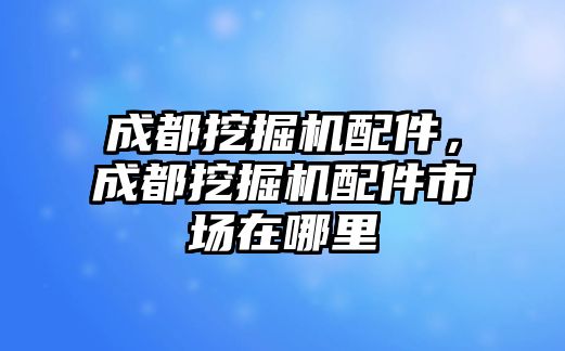 成都挖掘機(jī)配件，成都挖掘機(jī)配件市場在哪里