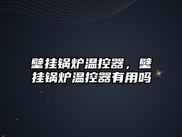 壁掛鍋爐溫控器，壁掛鍋爐溫控器有用嗎