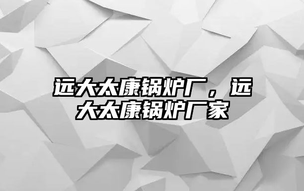 遠(yuǎn)大太康鍋爐廠，遠(yuǎn)大太康鍋爐廠家