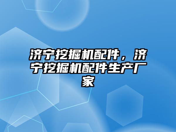 濟寧挖掘機配件，濟寧挖掘機配件生產廠家