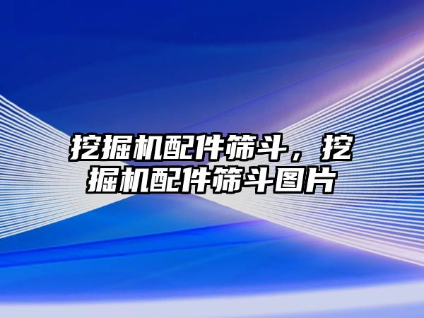 挖掘機(jī)配件篩斗，挖掘機(jī)配件篩斗圖片