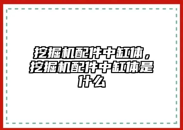 挖掘機(jī)配件中缸體，挖掘機(jī)配件中缸體是什么