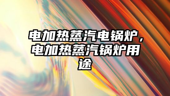 電加熱蒸汽電鍋爐，電加熱蒸汽鍋爐用途