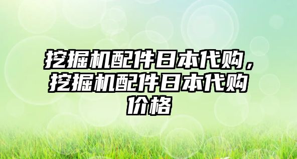 挖掘機(jī)配件日本代購，挖掘機(jī)配件日本代購價格