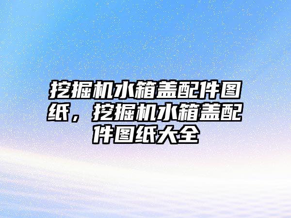 挖掘機水箱蓋配件圖紙，挖掘機水箱蓋配件圖紙大全