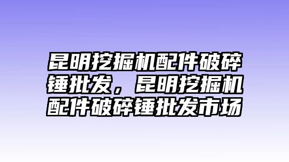 昆明挖掘機配件破碎錘批發(fā)，昆明挖掘機配件破碎錘批發(fā)市場