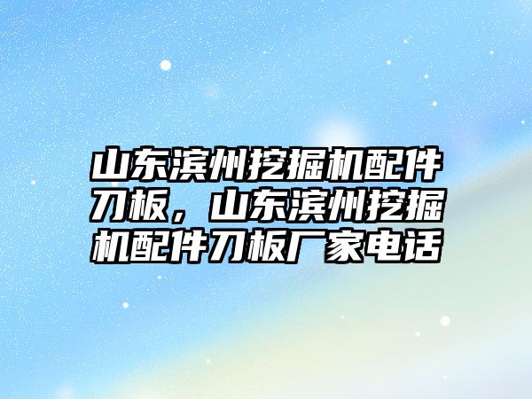 山東濱州挖掘機配件刀板，山東濱州挖掘機配件刀板廠家電話