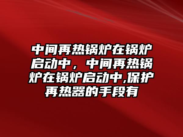 中間再熱鍋爐在鍋爐啟動(dòng)中，中間再熱鍋爐在鍋爐啟動(dòng)中,保護(hù)再熱器的手段有