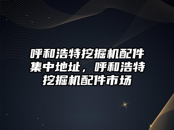 呼和浩特挖掘機(jī)配件集中地址，呼和浩特挖掘機(jī)配件市場