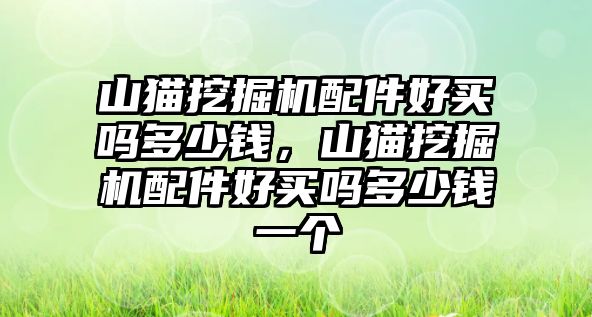 山貓挖掘機(jī)配件好買嗎多少錢，山貓挖掘機(jī)配件好買嗎多少錢一個