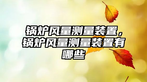 鍋爐風(fēng)量測量裝置，鍋爐風(fēng)量測量裝置有哪些