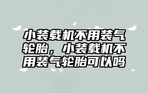 小裝載機不用裝氣輪胎，小裝載機不用裝氣輪胎可以嗎